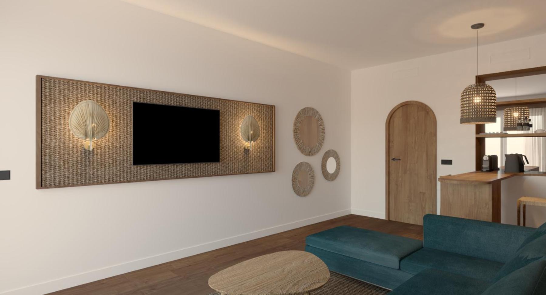 Lago Resort Menorca - Casas del Lago Adults Only Cala'N Bosch  Exterior foto 3D interior rendering
